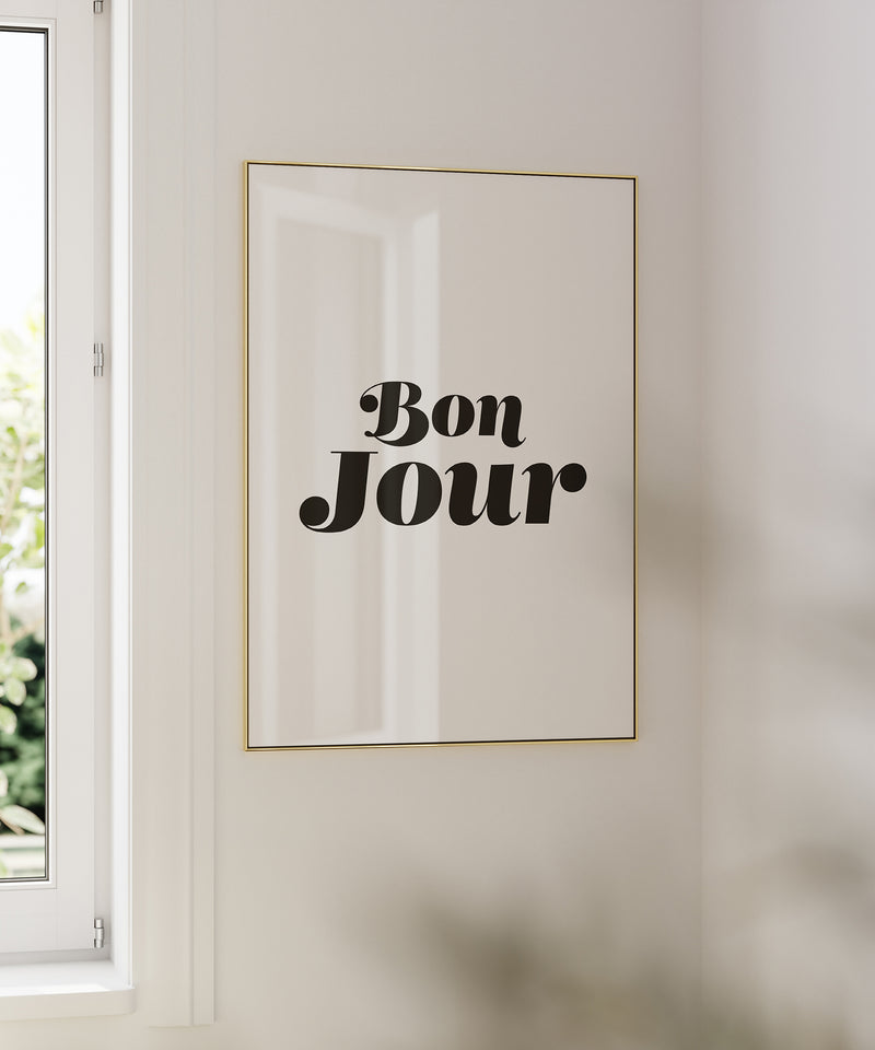 Bon Jour French Sign