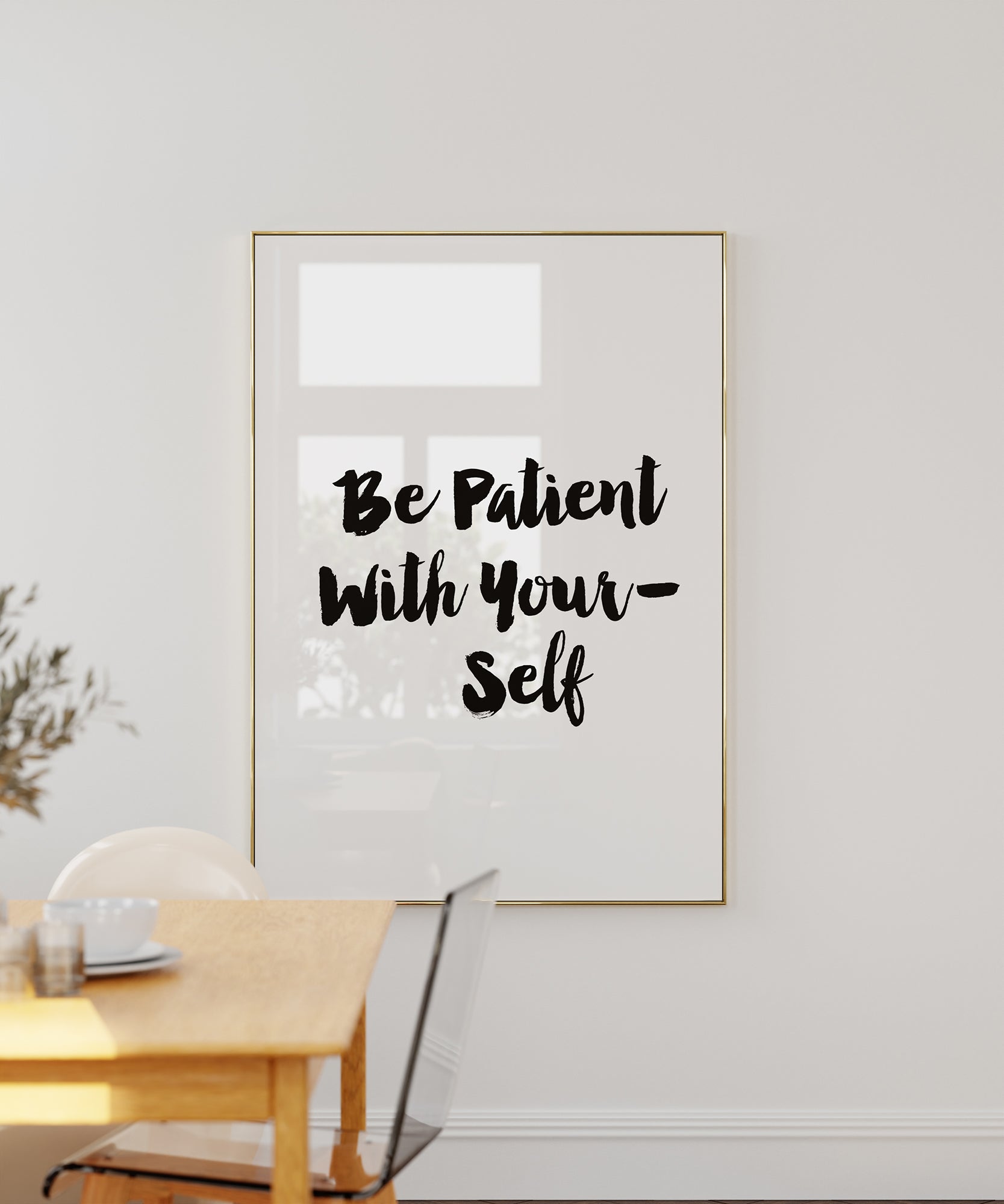 Be Patient With Yourself